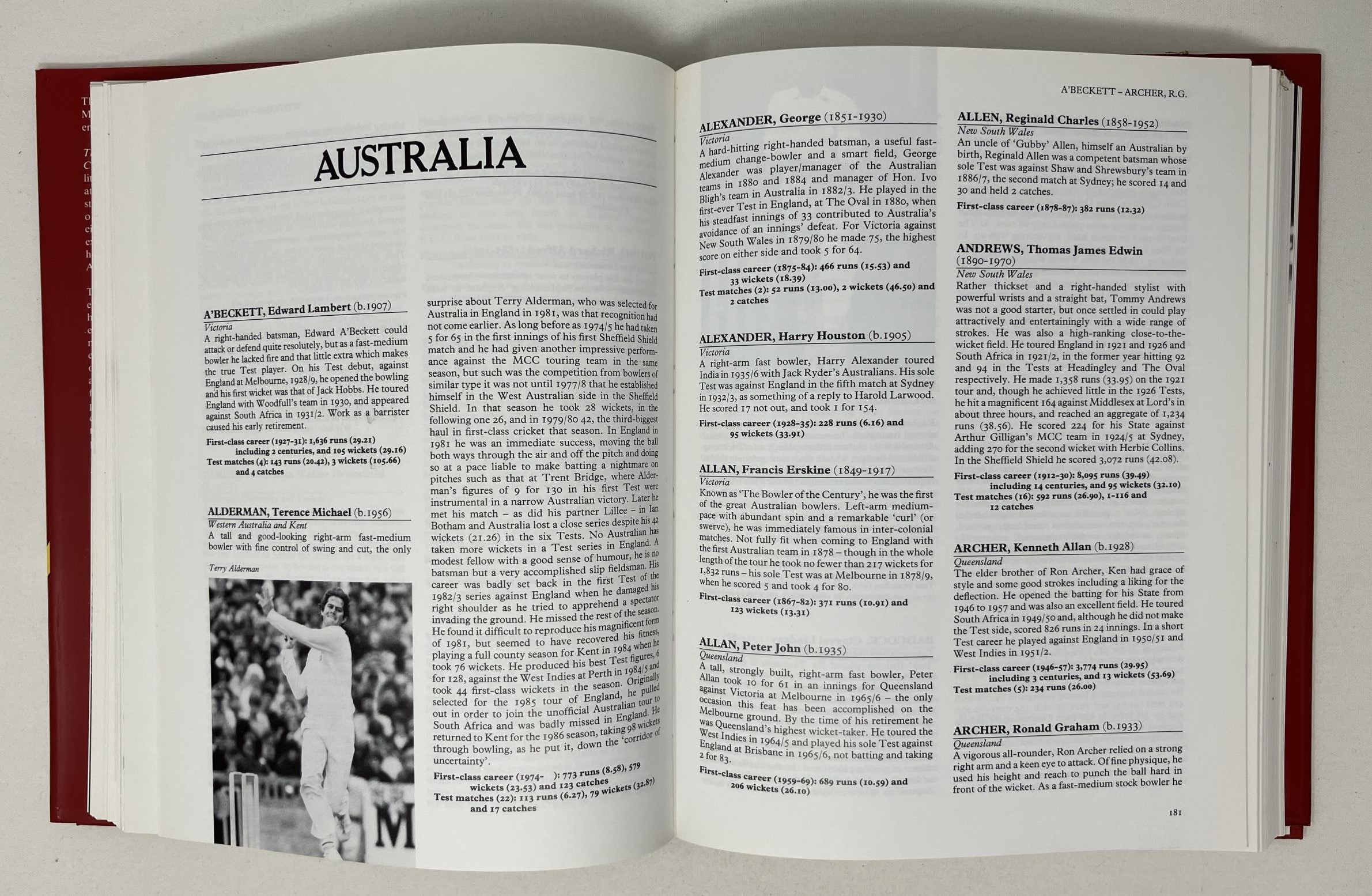 Martin-Jenkins (Christopher), The Complete Whose Who Of Test Cricketers, and assorted other books on - Image 3 of 8