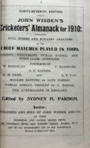 A Wisden Cricketers' Almanack, 1910 Provenance:  From the Harry Brewer Cricket Memorabilia