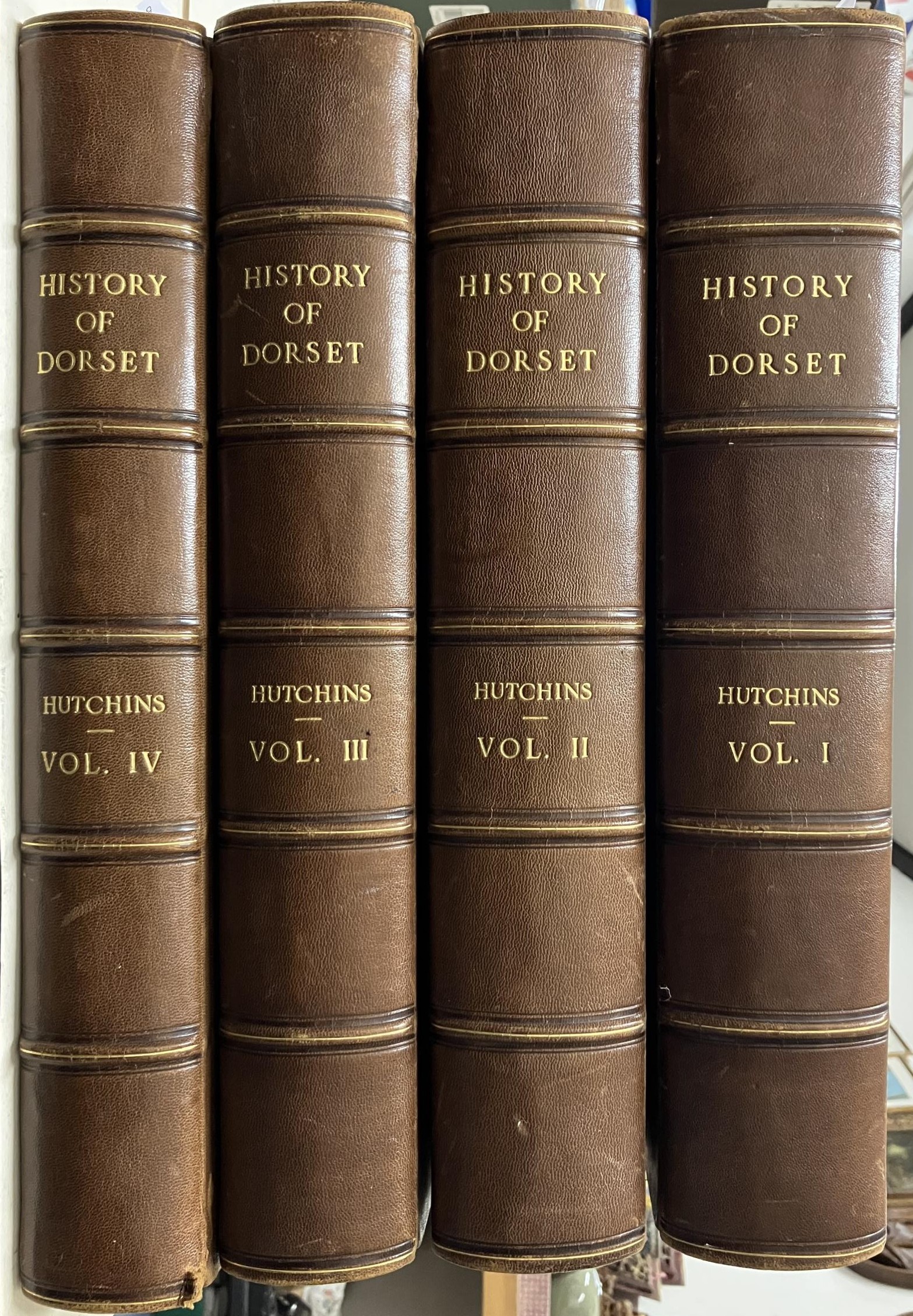 Hutchins (John), The History And Antiquities Of The County of Dorset, 4 vols. Sold with all