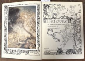 The Tempest, illustrated by Arthur Rackham, The Queens Book For the Red Cross, and The Princess