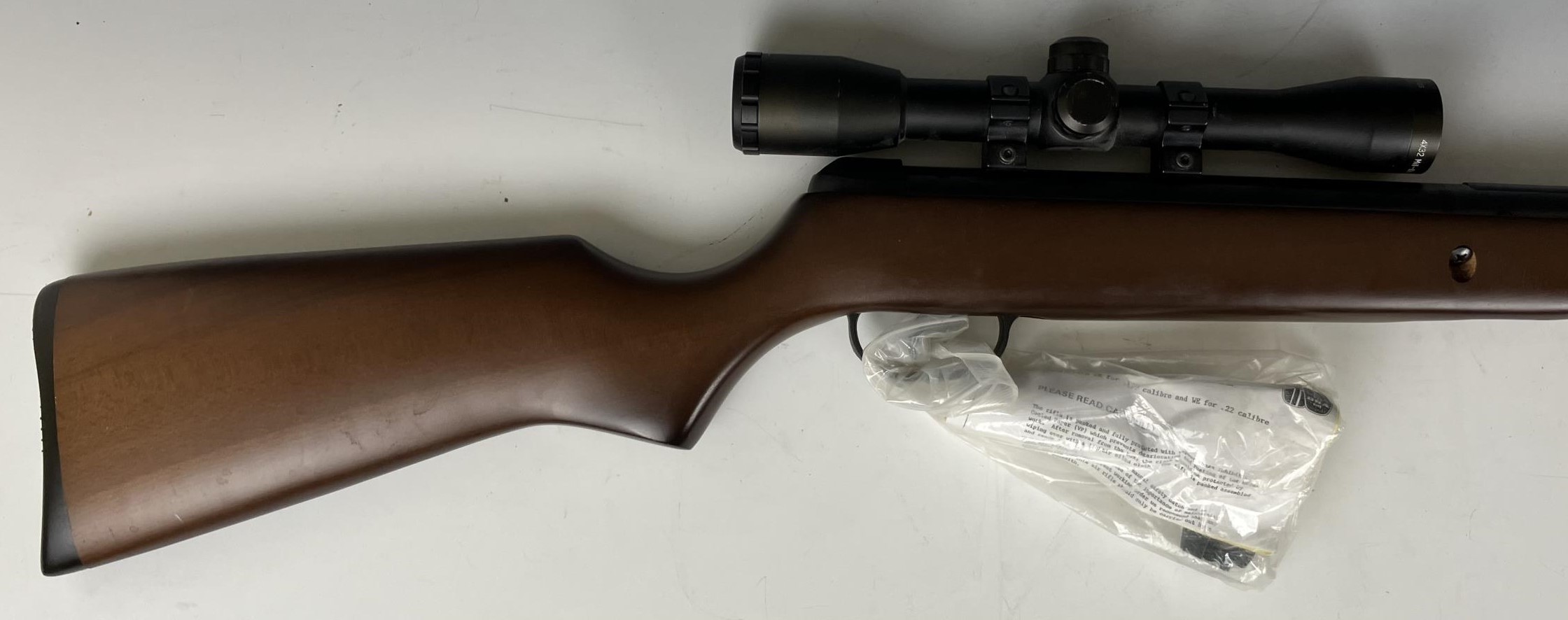 A BSA Meteor Mk 6 .22 air rifle, with an AGS sight - Image 2 of 2