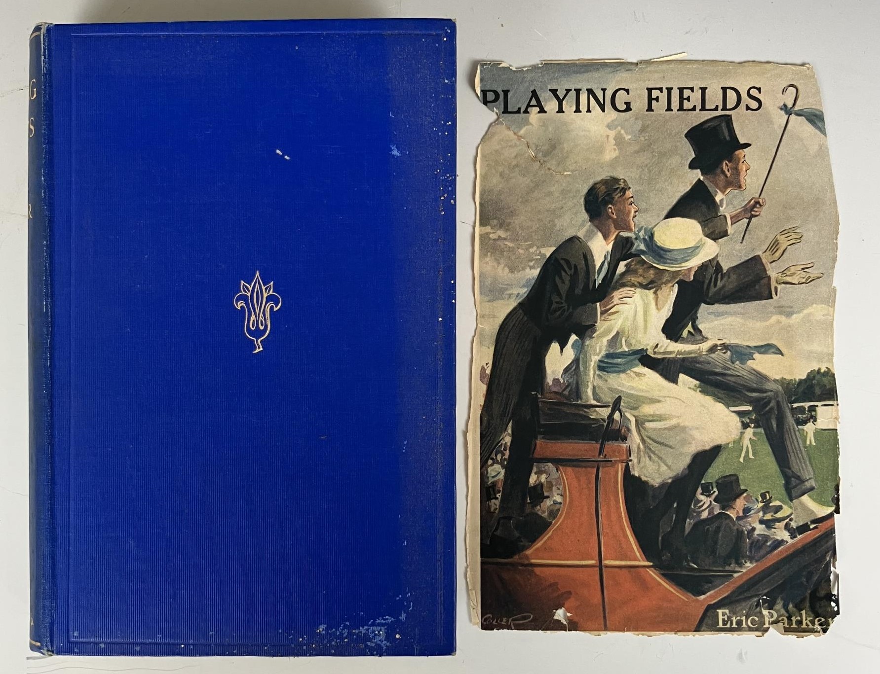 Parker (Eric) Playing Fields and assorted vintage sporting books and novels (box) Provenance: