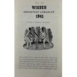 A Wisden Cricketers' Almanack, 1941 Provenance:  From the Harry Brewer Cricket Memorabilia