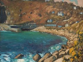 Attributed to Bob Vigg (British 1932-2001), Lamorna Cove, oil on board, 60 x 44 cm