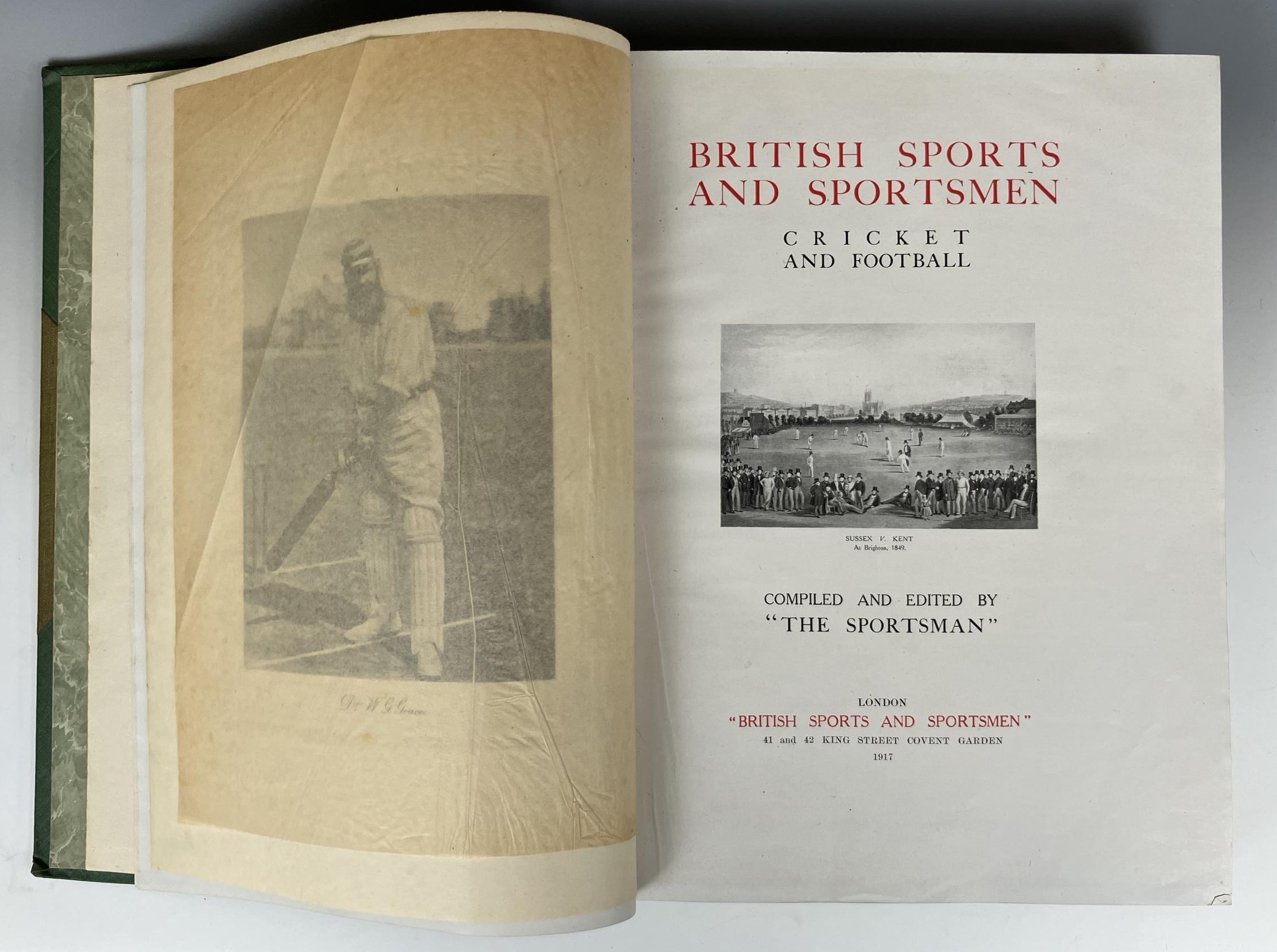 A limited edition copy of British Sports And Sportsmen, Cricket and Football, compiled and edited by - Image 3 of 4