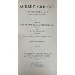 Alcock (C W), Surrey Cricket and assorted other books on cricket (4 boxes) Provenance:  From the