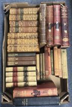 Jones Views, assorted bound volumes of The Captain, and other books (box)
