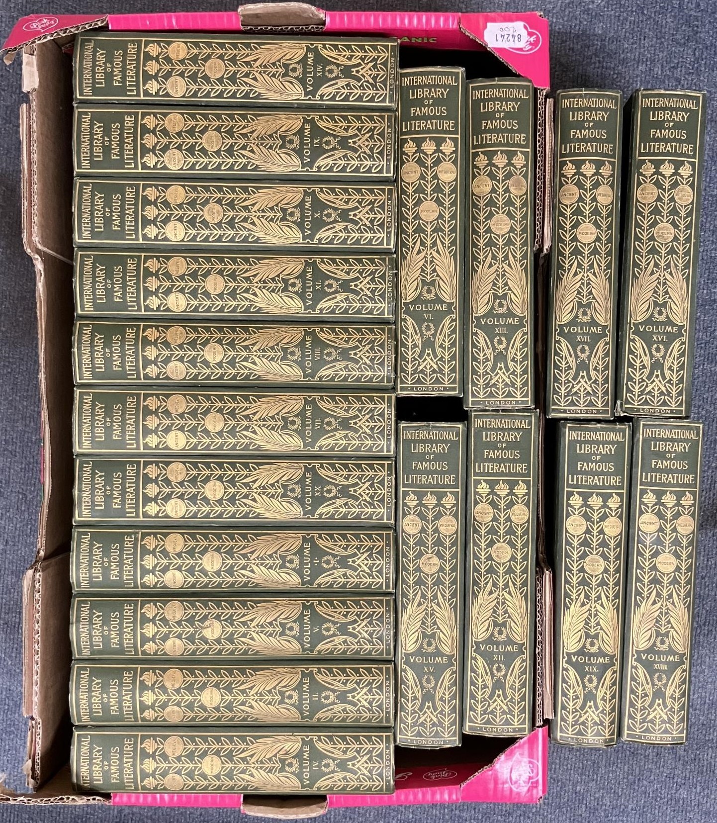 The Bible, International Library Of Famous Literature, 19 vols., Old & New London, 8 vols., 20th - Image 6 of 7