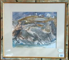 Graham Clarke, landscape, watercolour, signed in pencil, 26 x 30 cm
