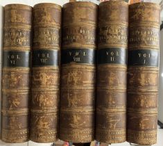 Sowerby (John Edward), English Botany, 11 vols, 1863-1872, half calf (11) some foxing, binding