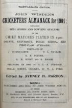 A Wisden Cricketers' Almanack, 1901 Provenance:  From the Harry Brewer Cricket Memorabilia