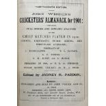 A Wisden Cricketers' Almanack, 1901 Provenance:  From the Harry Brewer Cricket Memorabilia