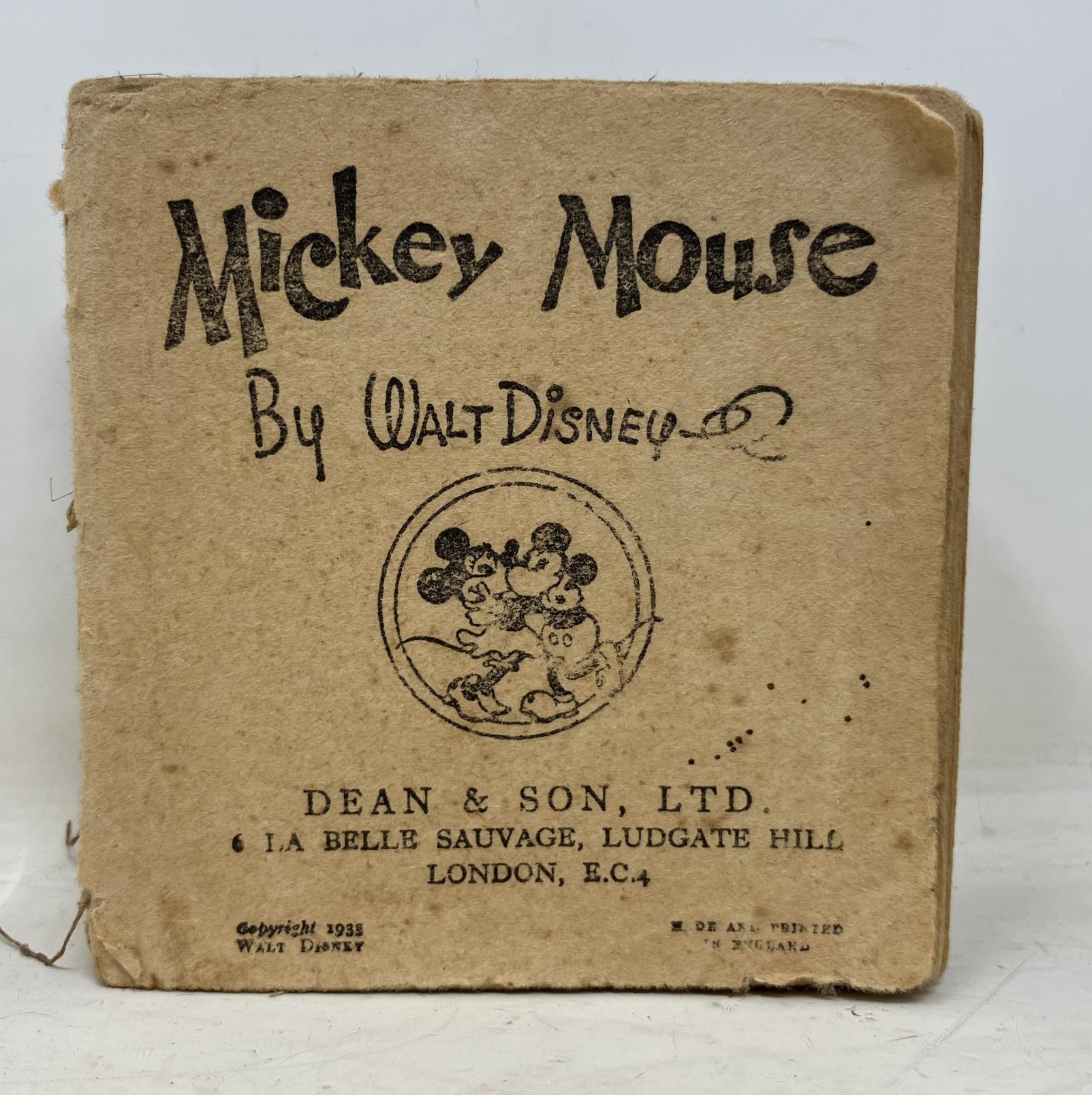 Mickey Mouse by Walt Disney, dated 1933, Rupert and The Wonderful Boots, and assorted other