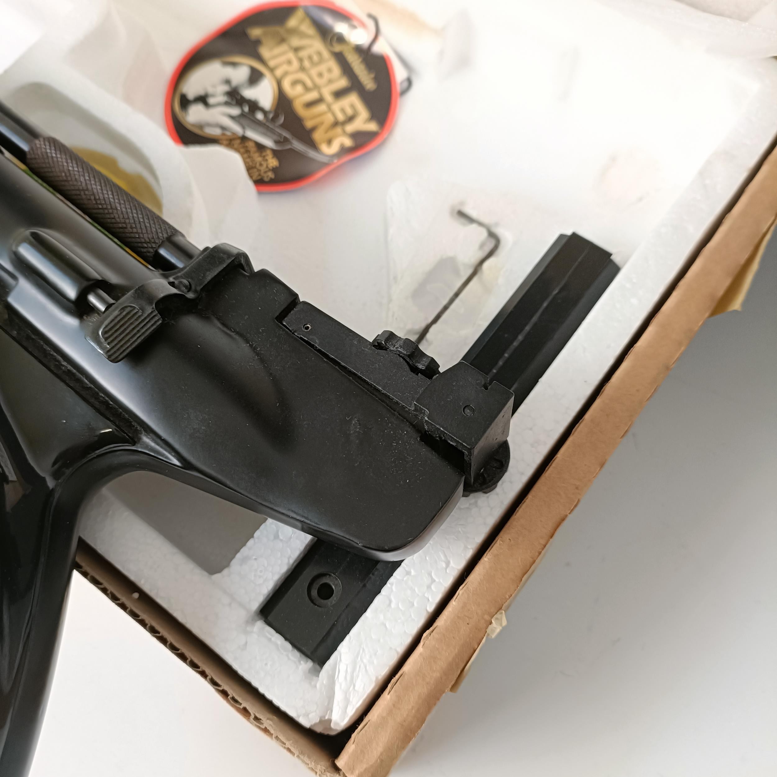 A Webley Hurricane air pistol, boxed - Image 6 of 12