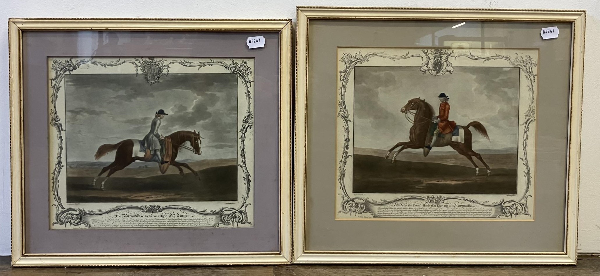 A set of four sporting prints, of horses, 30 x 35 cm, and assorted other sporting prints (qty) - Image 2 of 3