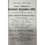 A Wisden Cricketers' Almanack, 1913 Provenance:  From the Harry Brewer Cricket Memorabilia