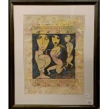 J W Anderson, The Three and A Half Graces, limited edition print, 3/10, signed in pencil, 53 x 23