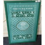 A Fortnum & Mason Time For Tea poster, 73 x 48 cm, a Royal Academy poster, and two other posters,