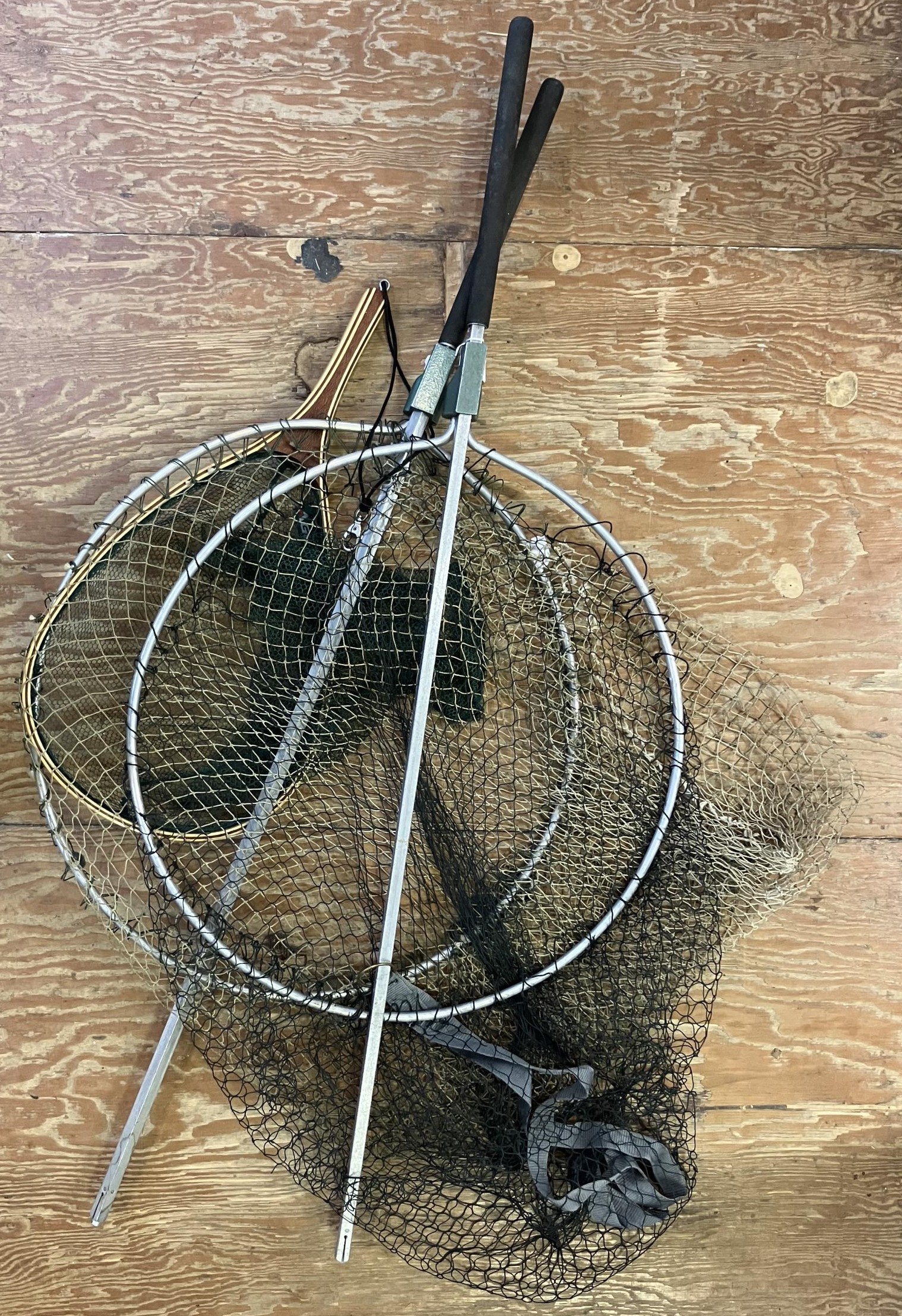 Assorted fishing rods and nets (qty)