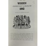A Wisden Cricketers' Almanack, 1942 Provenance:  From the Harry Brewer Cricket Memorabilia
