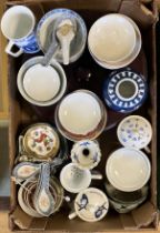 Assorted Chinese and Japanese ceramics (box)