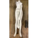 A full size female shop mannequin