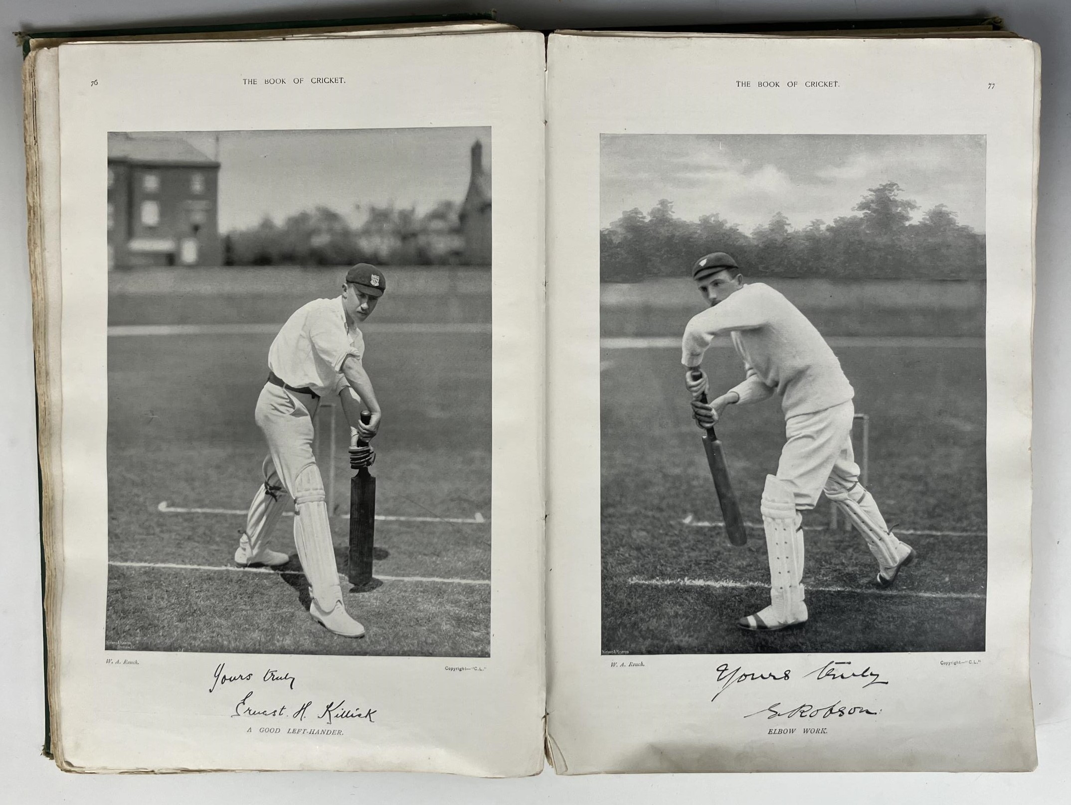Giffen (George), With Bat and Ball, Cricket Of Today Illustrated, 2 vols., The Book Of Cricket, - Image 7 of 15