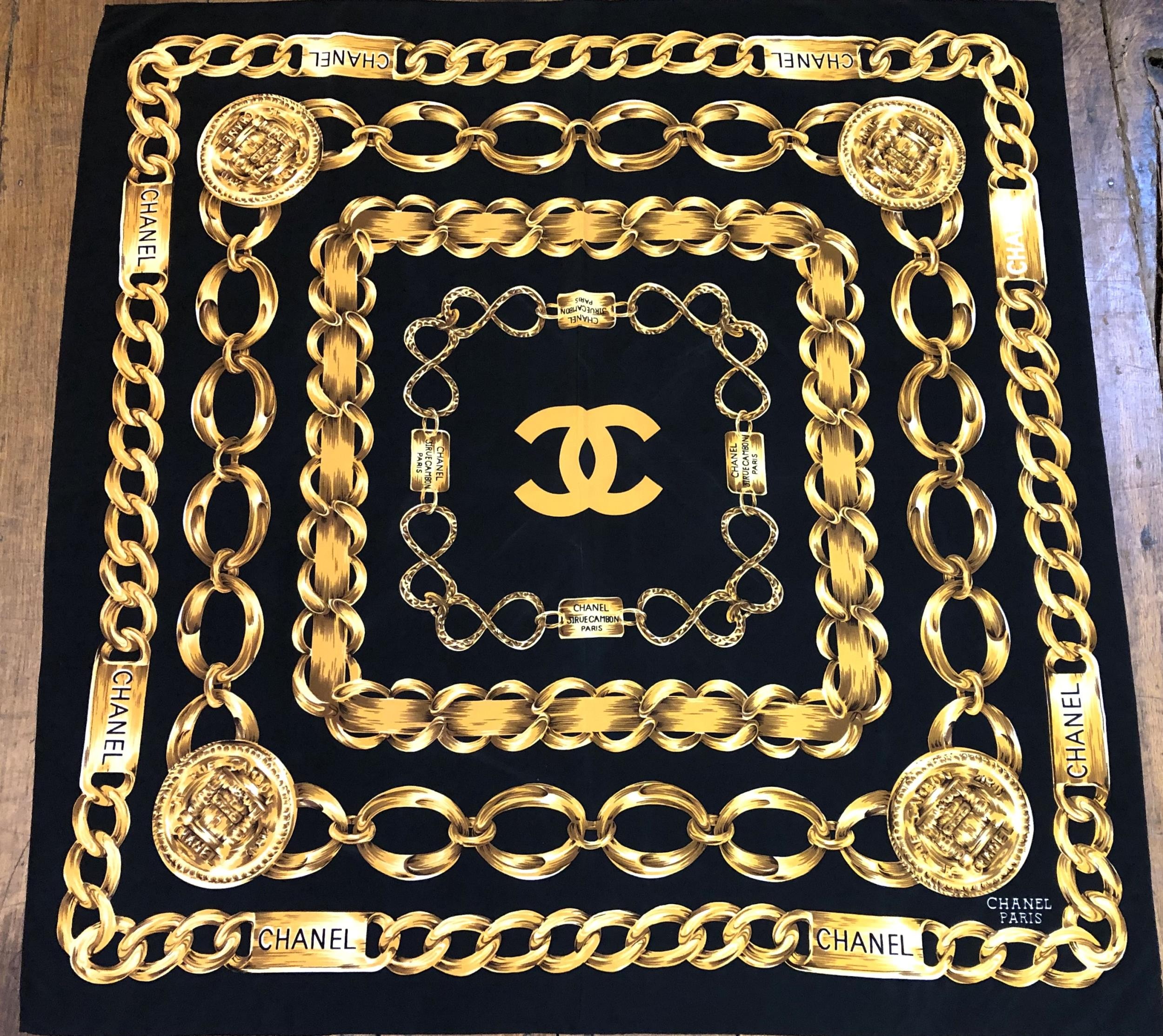A Chanel scarf