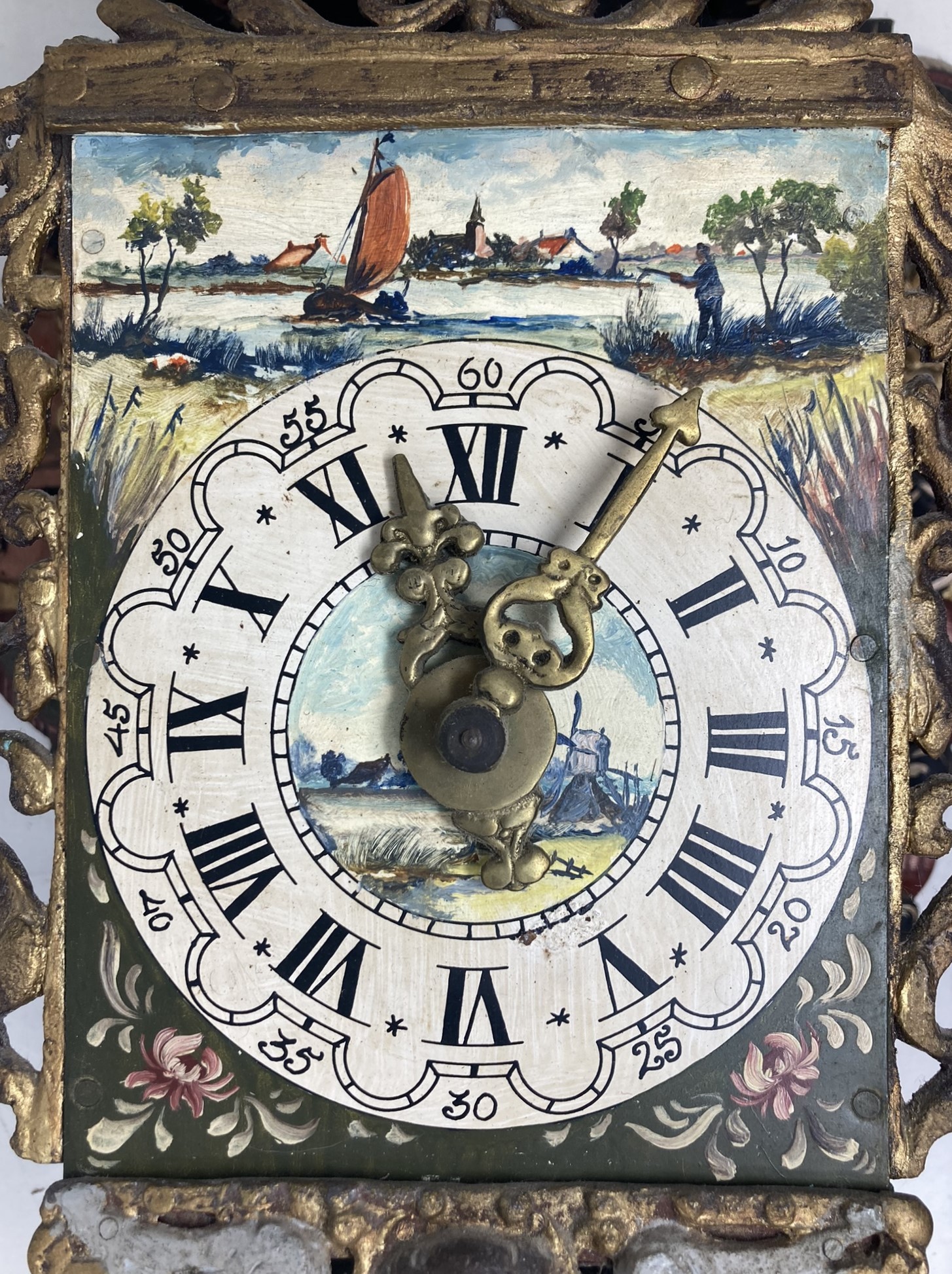 A Dutch style wall clock, 50 cm - Image 2 of 4