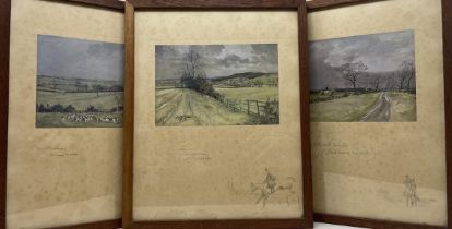 A set of twelve sporting prints, other pictures and prints (box)