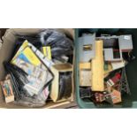 Assorted OO gauge accessories and related items (2 boxes)