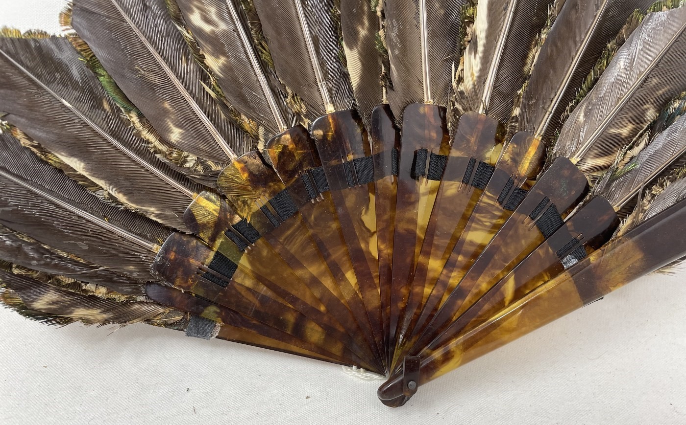 A fancy feather fan, 16 cm - Image 5 of 5