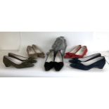 Assorted ladies shoes (box)