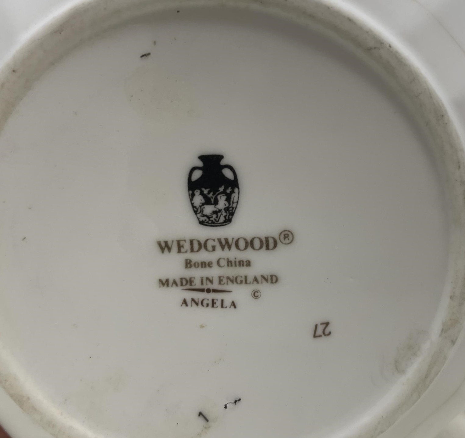 A Wedgwood Angela pattern part service, a Royal Standard White Lady pattern coffee set and a print - Image 2 of 5