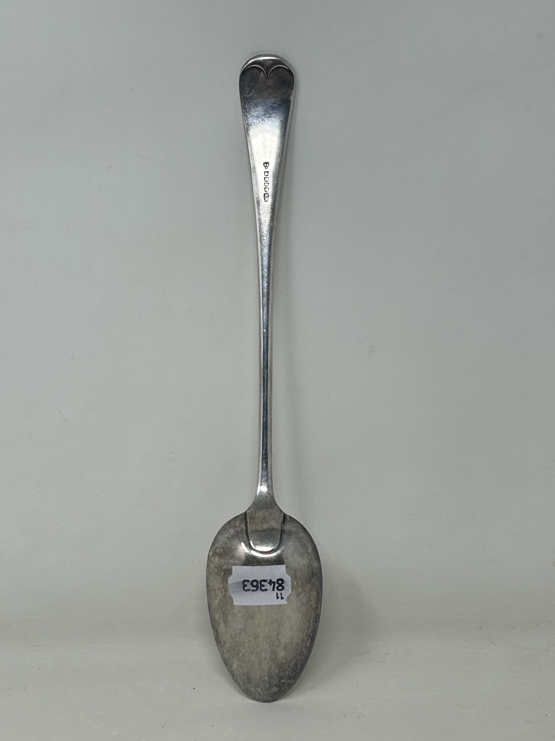 A silver plated Old English pattern gravy spoon - Bild 3 aus 3