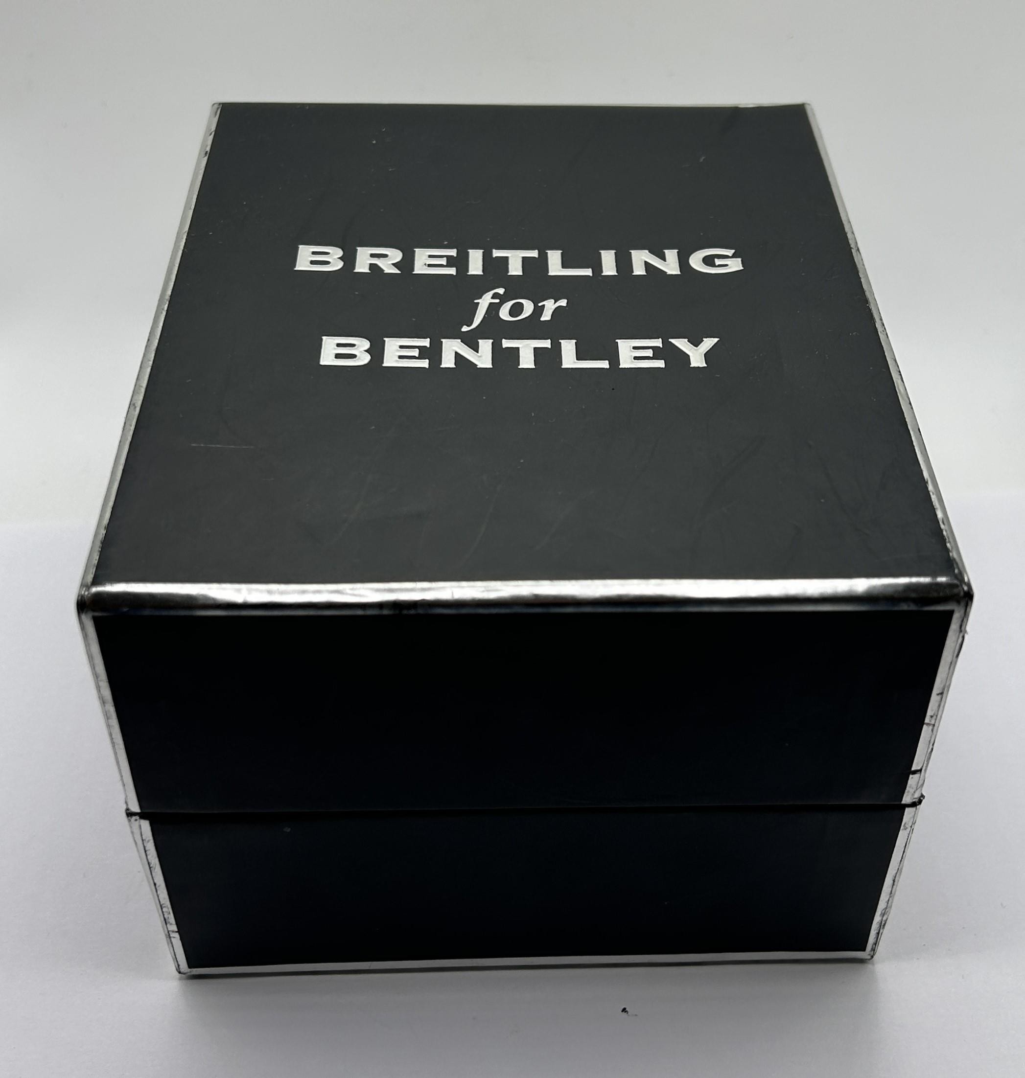 A gentleman's stainless steel Breitling for Bentley Chronometer wristwatch, boxed with paperwork - Image 5 of 15