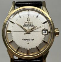 A gentleman's gold and stainless steel Omega Constellation Calendar Automatic Chronometer