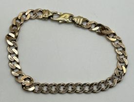 A 9ct gold link chain, 19 g