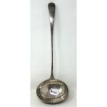 A George III silver Old English pattern punch ladle, London 1796, 5.8 ozt