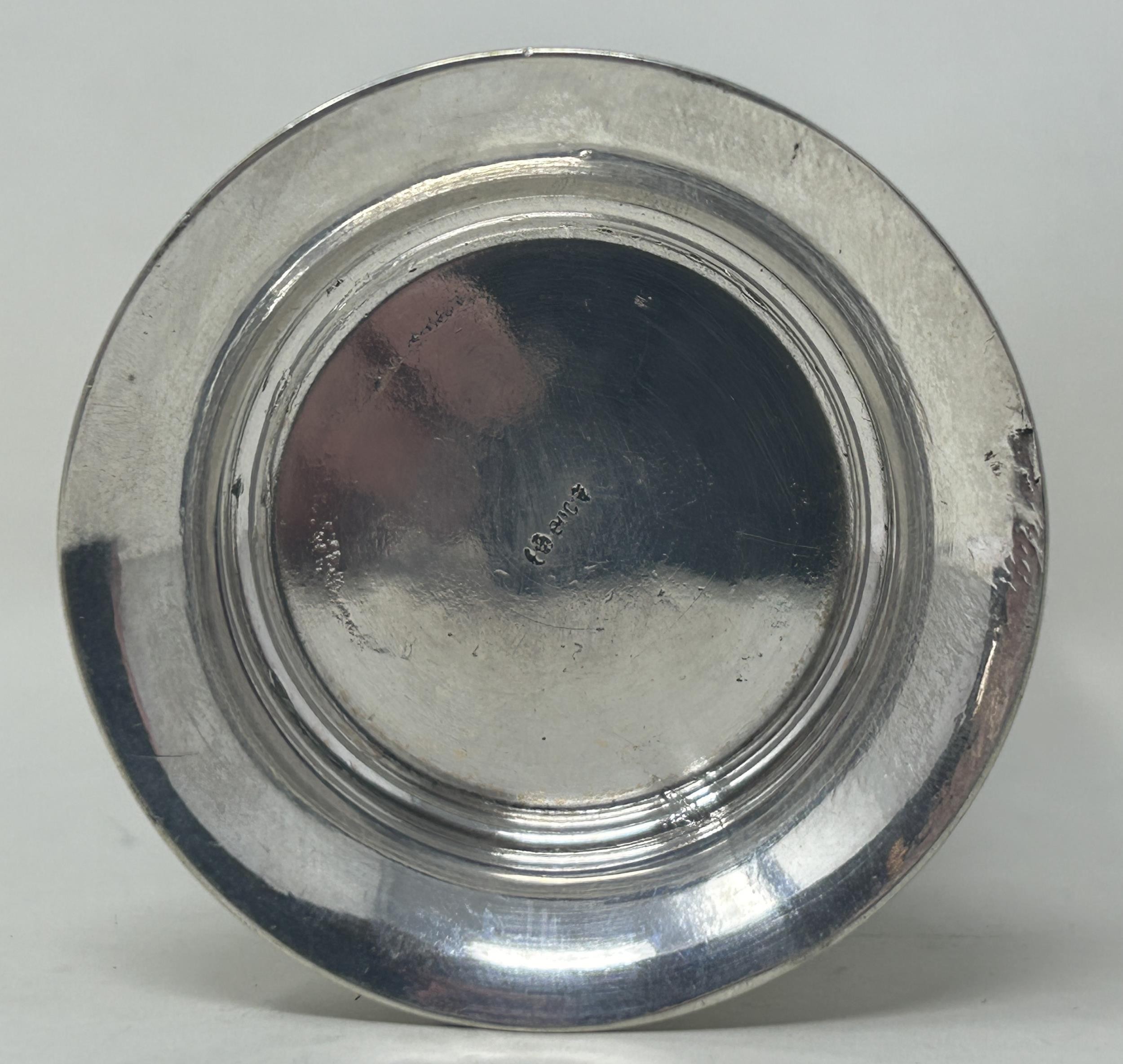 A Continental silver coloured metal beaker, inset with coins, .800 6.4 ozt - Image 6 of 9