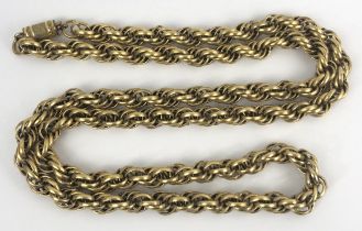 A 19th century guard chain Approx. length: 79.5 cm Weight: 79 g all in no visible marks, untested
