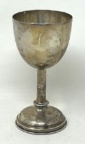 A George V silver communion goblet, Birmingham 1934, 46 g