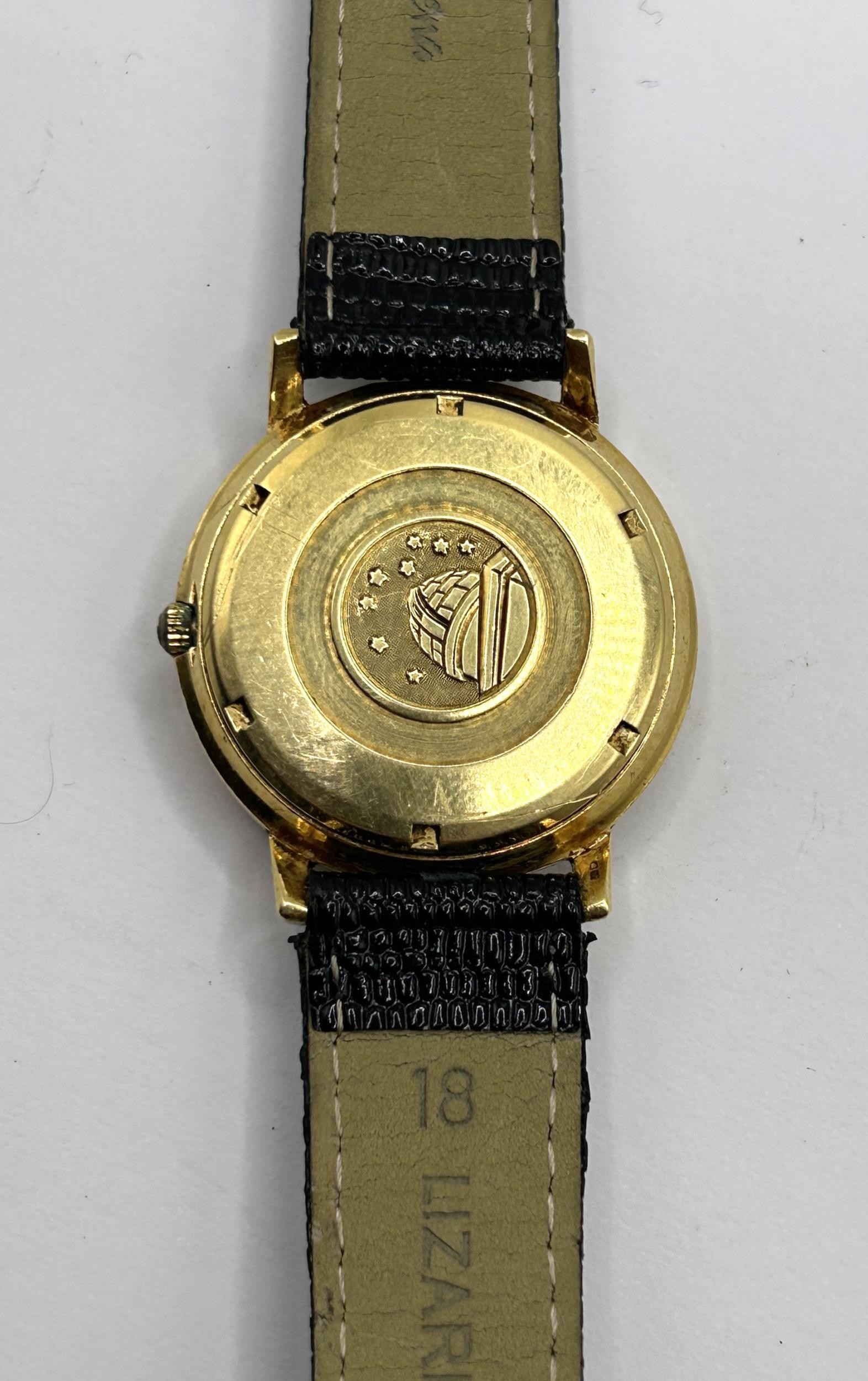 A gentleman's 18ct gold Omega Constellation Automatic Chronograph wristwatch, on a later strap - Image 3 of 5
