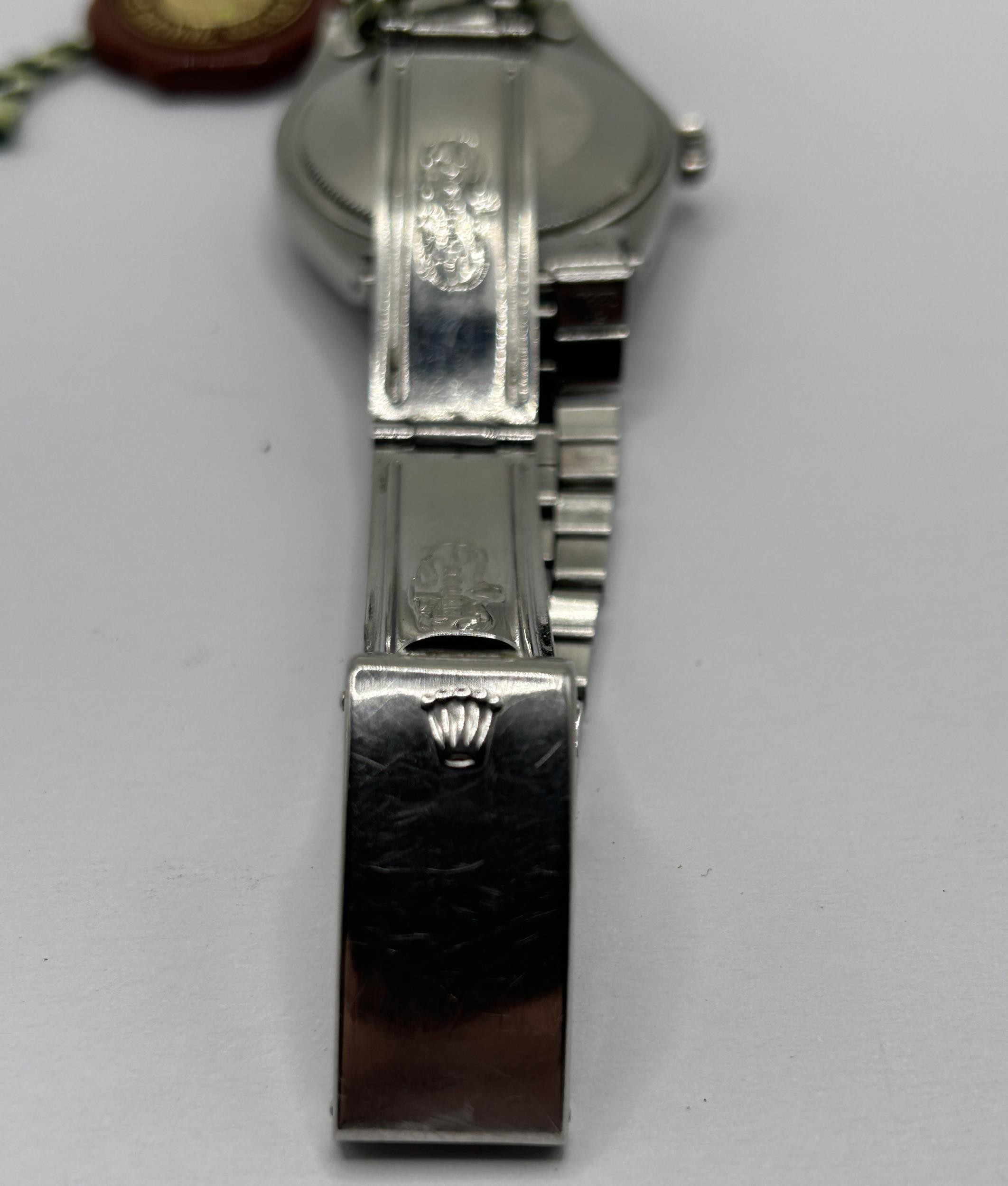 A gentleman's stainless steel Rolex Oyster Perpetual Superlative Chronometer wristwatch, boxed - Image 8 of 10