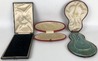 A vintage necklace box, and two others (3)