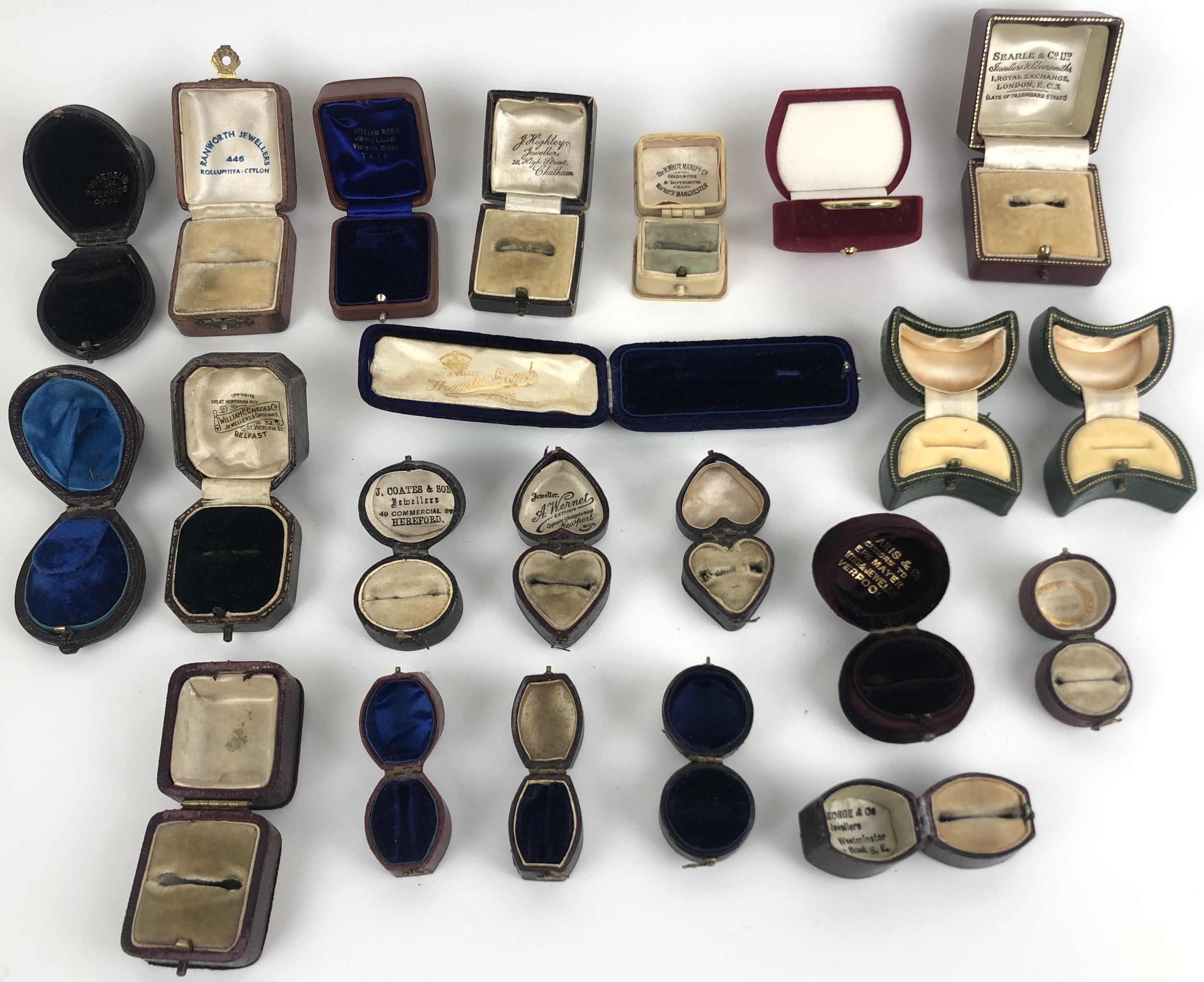Assorted vintage ring boxes - Image 2 of 2