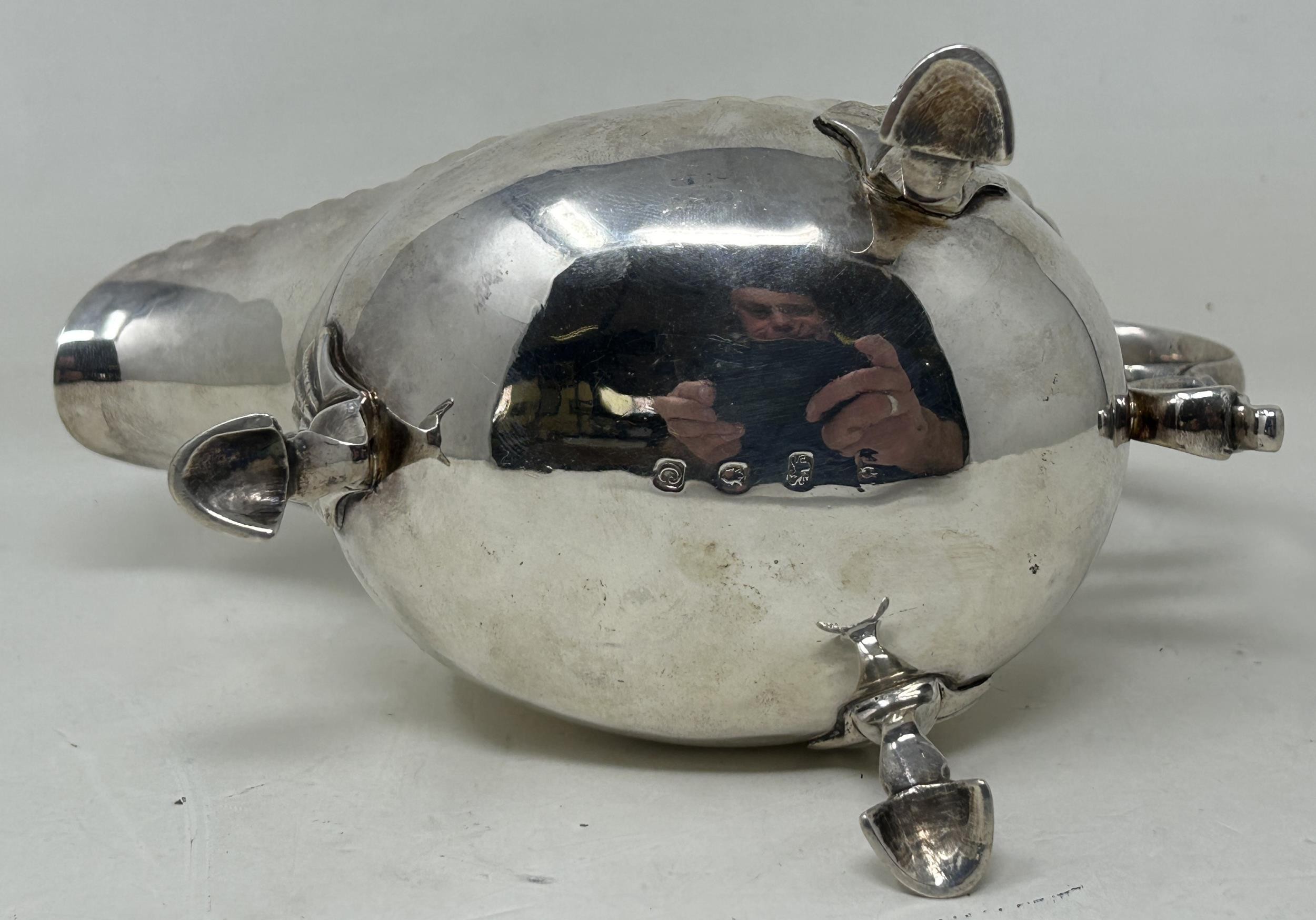 ***Regretfully Withdrawn*** A George III silver sauce boat, London 1818, 7 ozt - Image 5 of 6