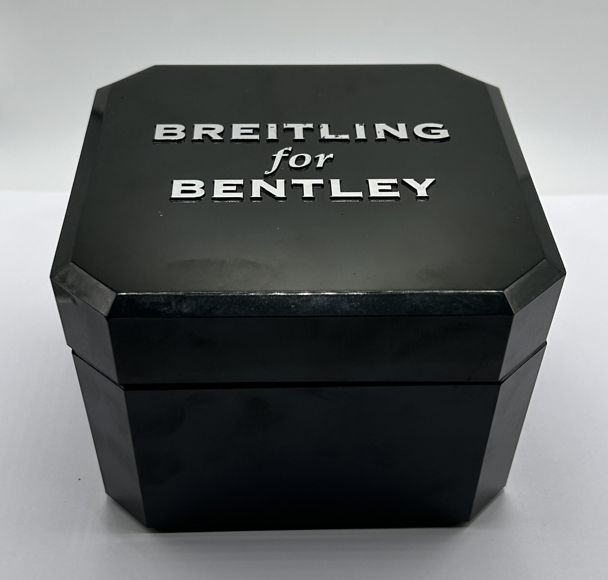 A gentleman's stainless steel Breitling for Bentley Chronometer wristwatch, boxed with paperwork - Image 6 of 15