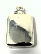 A Victorian silver hip flask, Sheffield 1894, 2.3 ozt