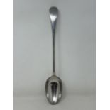 A silver plated Old English pattern gravy spoon